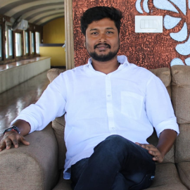 Portraits of our team members - Karthik